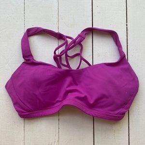Lululemon magenta wild things bra size 4